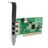 StarTech.com 4-portowa karta adaptera FireWire PCI 1394a - 3 zewnętrzne 1 wewnętrzny