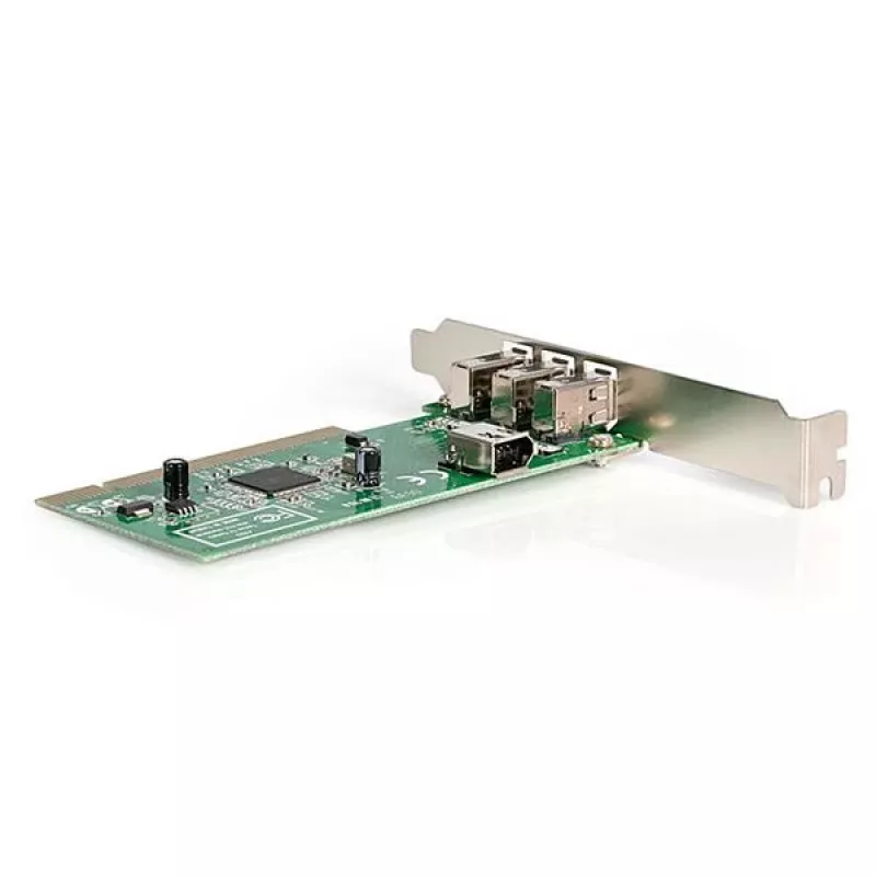 StarTech.com 4-portowa karta adaptera FireWire PCI 1394a - 3 zewnętrzne 1 wewnętrzny
