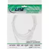 Kabel zasilający InLine, wtyczka Euro / wtyczka Euro8, biały, 1,5 m