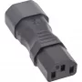 InLine Zasilacz Adapter IEC 60320 C14 / C13, 3-bolcowy, urządzenia chłodnicze