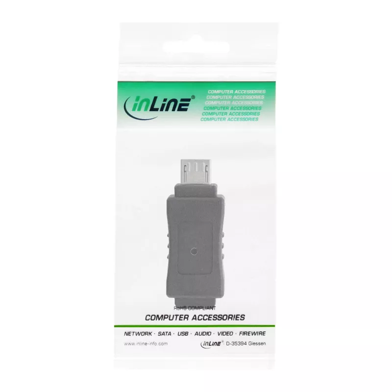 InLine Micro USB Adapter Micro-B męski / Mini USB 5 Pin żeński
