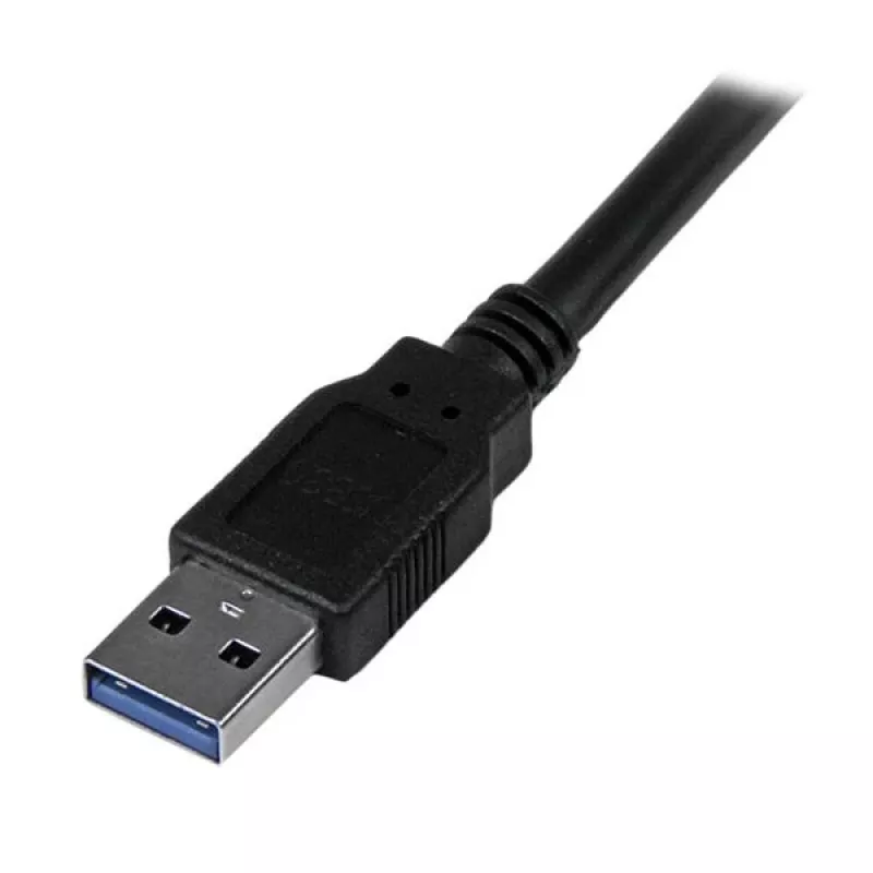 StarTech.com 3m czarny kabel SuperSpeed USB 3.0 A do B - M/M, 3 m, USB A, USB B, USB 3.2 Gen 1 (3.1 Gen 1), Męski/Męski, Czarny