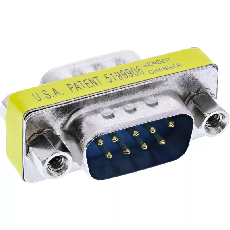 InLine Adapter złącza DB9 męski / męski 32214