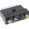 Adapter InLine Scart, męski SCART / 3x RCA i S-VHS, wejście/wyjście wideo