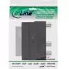 Adapter InLine Scart, męski SCART / 3x RCA i S-VHS, wejście/wyjście wideo