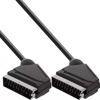 Kabel wideo InLine Scart męski/męski 3 m