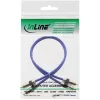 InLine Premium RCA Audio kabel 2x RCA male / male gold plated 0.5m