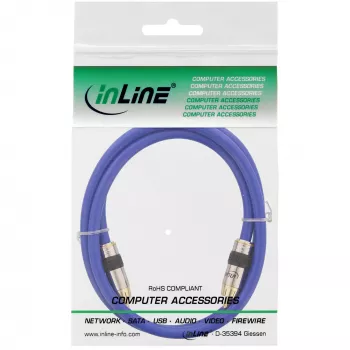 Kabel InLine Premium RCA Video i cyfrowy audio RCA męski/męski pozłacany 0,5 m