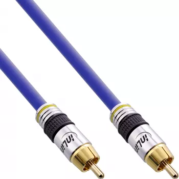 InLine Premium RCA Video & Digital Audio kabel RCA męski / męski złocony 10m