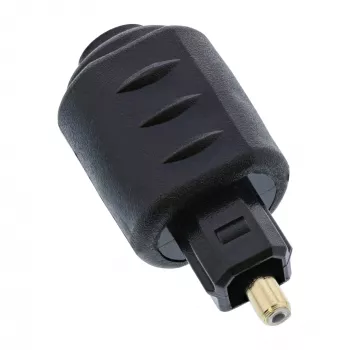 Sprzęgacz audio optyczny 3.5mm żeński / Toslink męski InLine 89907