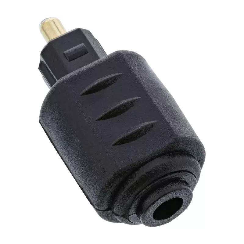 Sprzęgacz audio optyczny 3.5mm żeński / Toslink męski InLine 89907