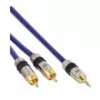 InLine Audio kabel Premium 2x RCA męski / 3,5 mm męski pozłacany 5 m