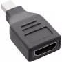 Konwerter InLine DisplayPort, mini DisplayPort męski / HDMI żeński, FullHD/60Hz