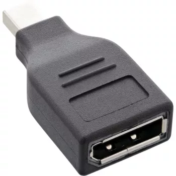 Adapter InLine DisplayPort, mini DisplayPort męski / DisplayPort żeński, 4K/60Hz