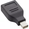 Adapter InLine DisplayPort, mini DisplayPort męski / DisplayPort żeński, 4K/60Hz