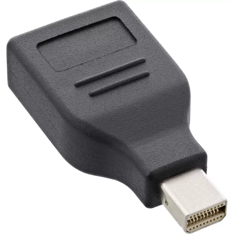 Adapter InLine DisplayPort, mini DisplayPort męski / DisplayPort żeński, 4K/60Hz