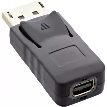 Adapter InLine DisplayPort, DisplayPort męski / mini DisplayPort żeński, 4K/60Hz