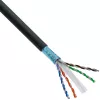 InLine Patch kabel, U/UTP, Cat.6A, bezhalogenowy, miedź AWG23, czarny 40m