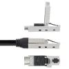 InLine Patch kabel, U/UTP, Cat.6A, bezhalogenowy, miedź AWG23, czarny 40m