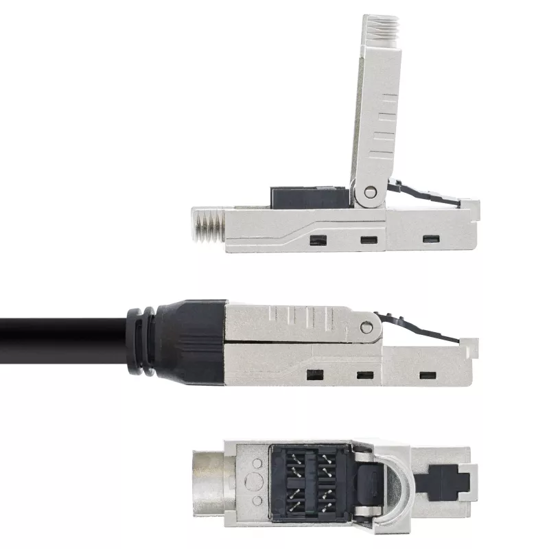 InLine Patch kabel, U/UTP, Cat.6A, bezhalogenowy, miedź AWG23, czarny 40m