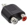 InLine adapter audio RCA męski / 2x RCA żeński 99310