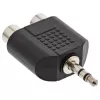 Adapter Audio 3.5mm męski / 2x RCA Stereo żeński InLine 99302