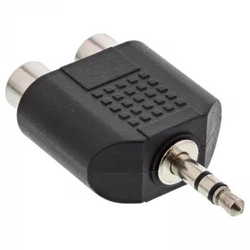 Adapter Audio 3.5mm męski / 2x RCA Stereo żeński InLine 99302