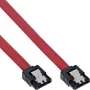 Kabel InLine SATA do łączy 150 / 300 / 600 S-ATA z zatrzaskami 0,5 m