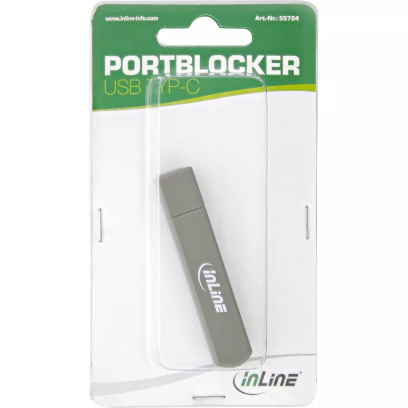 Blokada portu laptopa InLine 55724 USB-C 6 blokad portów w zestawie
