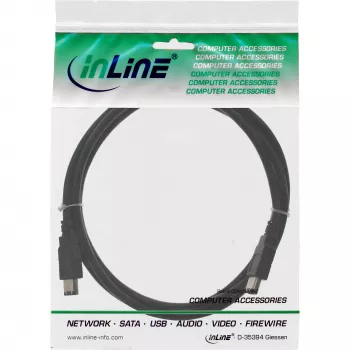 Kabel InLine FireWire 400 1394 6-pin wtyk / wtyk 1,8m