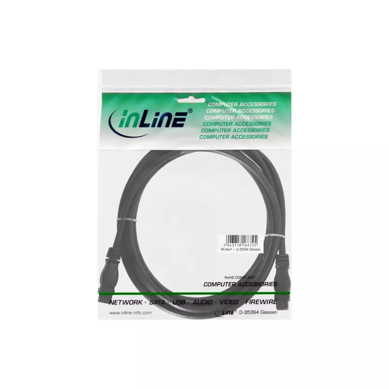 InLine FireWire 800 1394b Kabel 9 Pin męski / męski 3m