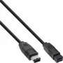 Kabel FireWire 400 na 800 InLine 36905 5m męski/męski czarny