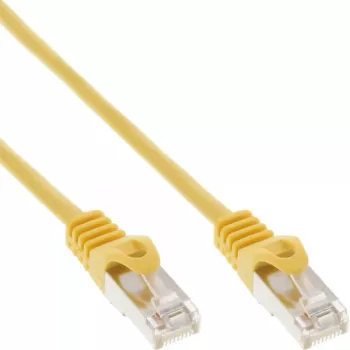InLine Patch kabel SF/UTP Cat.5e żółty 0,25 m