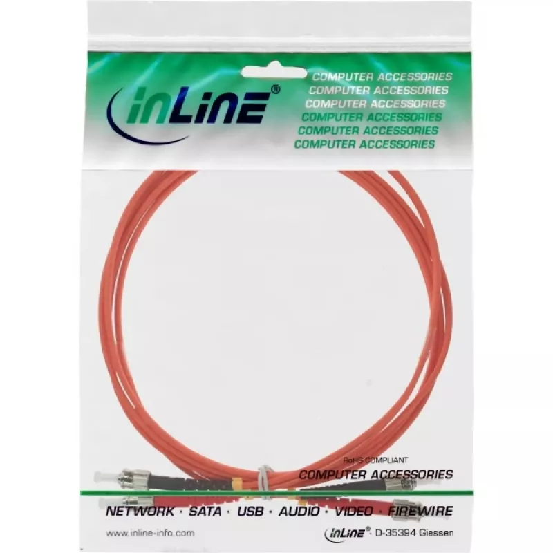 Kabel światłowodowy InLine duplex ST/ST 50/125µm OM2 2m