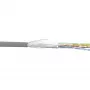 InLine Patch kabel SF/UTP Cat.5e AWG26 CCA PVC szary 100m