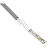 InLine Patch kabel SF/UTP Cat.5e AWG26 CCA PVC szary 100m