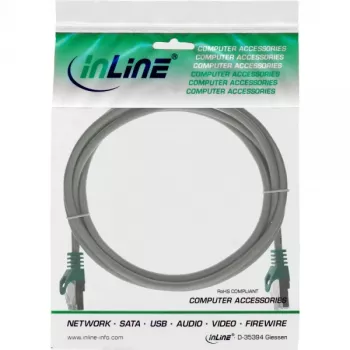 InLine Kabel krosowany PC do PC SF/UTP Kat.5e szary 1m