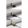 InLine cienki kabel RJ45 do okien/drzwi, 2x RJ45 F/F, 1:1, nieekranowany, 0,3m