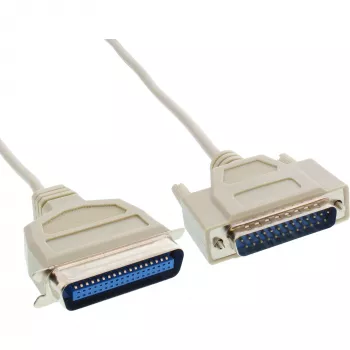 Kabel drukarkowy InLine dwukierunkowy 25-pin D-Sub na 36-pin Centronics 2m