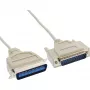 Kabel drukarkowy InLine dwukierunkowy 25-pin D-Sub na 36-pin Centronics 2m
