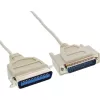 Kabel do drukarki InLine, dwukierunkowy, 25-pin D-Sub na 36-pin Centronics, 5 m