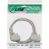 InLine kabel szeregowy wtyk/wtyk DB25 męski/żeński prosty szary 10m