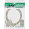 Null modem kabel InLine DB9 female / DB25 female 2m beige