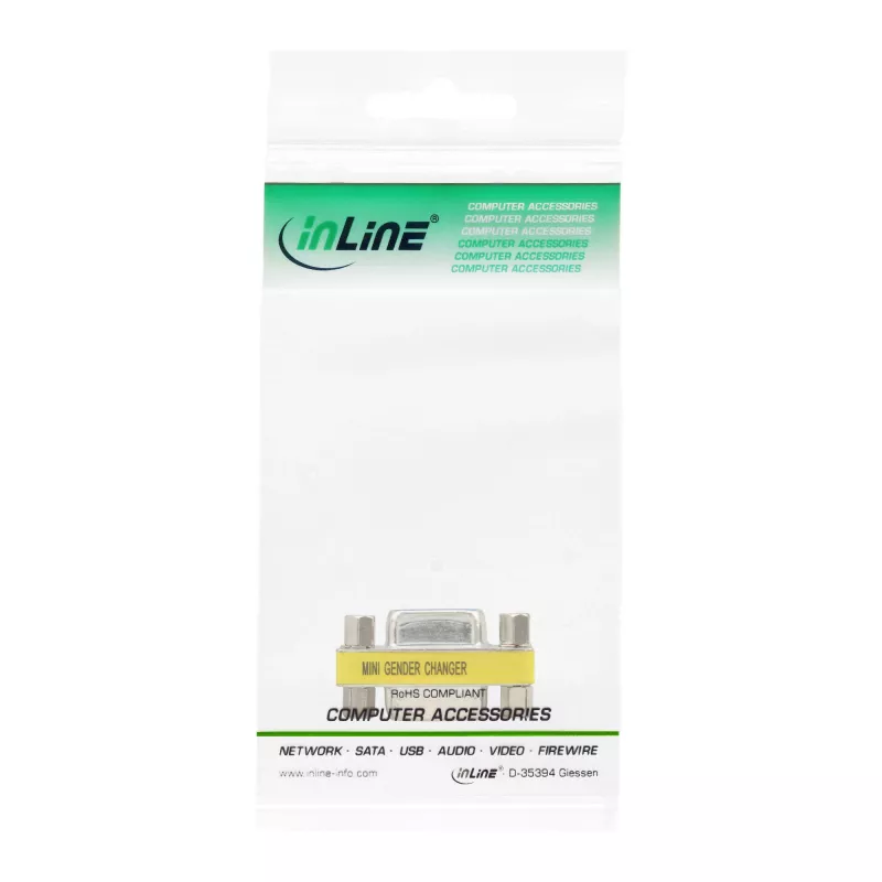 Adapter InLine DB15 HD VGA S-VGA żeński/żeński 37724