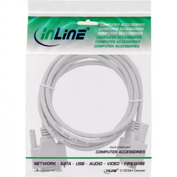 InLine kabel przedłużający do portu gier DB15 męski/żeński 2m, wtryskiwany