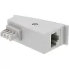 Adapter DSL InLine TAE-F, męski TAE-F / żeński RJ45, 8P2C do Fritzbox, szary