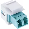 Światłowodowy adapter Keystone Snap-in InLine 89988B