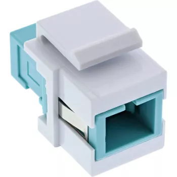 Światłowodowy adapter Keystone zatrzaskowy InLine 89988F