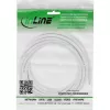 Przedłużacz DC InLine, DC męski/żeński 3,5x1,35mm, AWG 18, biały 3m