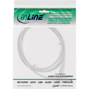 Przedłużacz DC InLine, złącze męskie/żeńskie 4,0x1,7mm, AWG 18, biały 2m
